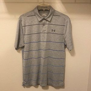Gray Under Armour Polo